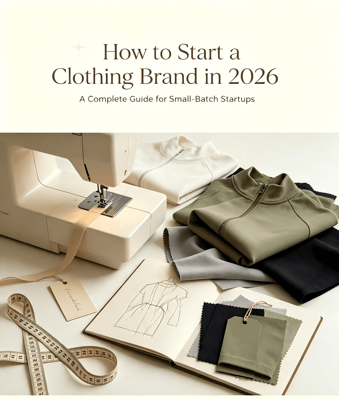 How to Start a Clothing Brand in 2026: A Complete Guide for Small-Batch Startups